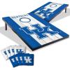 YouTheFan NCAA 2′ x 3′ Portable Cornhole Game with Logo Bags(Kentucky Wildcats)