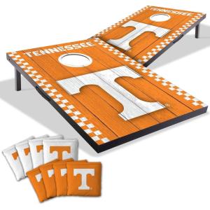 YouTheFan NCAA 2′ x 3′ Portable Cornhole Game with Logo Bags(Tennessee Volunteers)