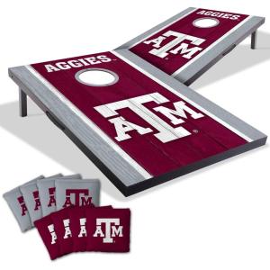 YouTheFan NCAA 2′ x 3′ Portable Cornhole Game with Logo Bags(Texas A&M Aggies)
