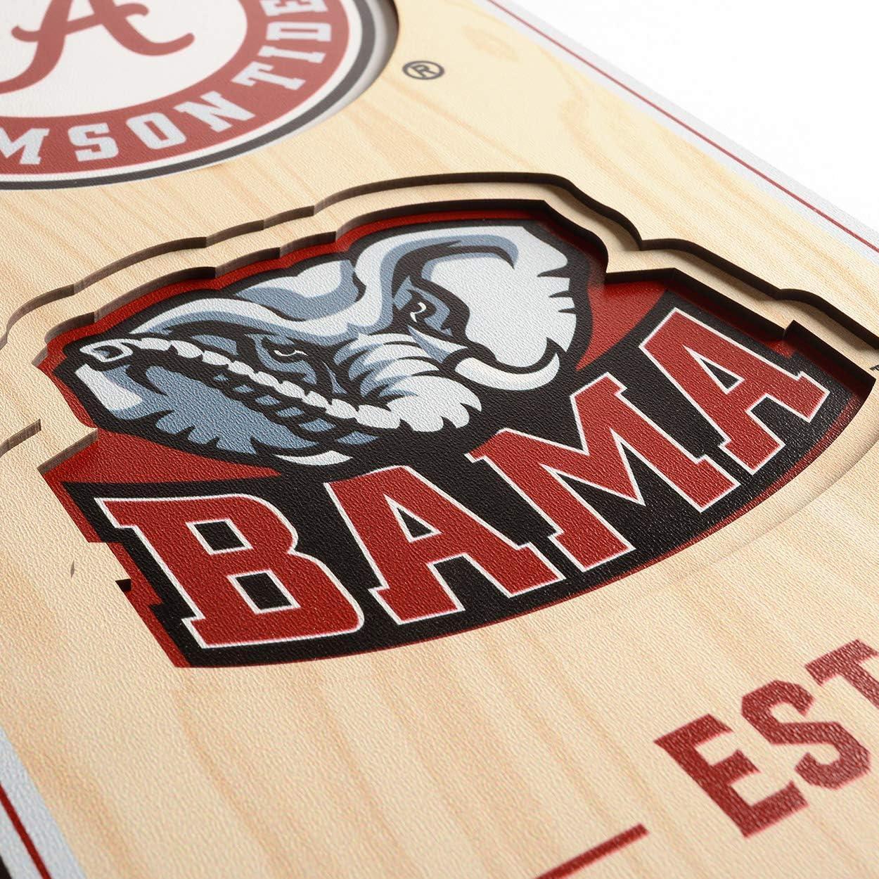 image:imageYouTheFan NCAA 3D StadiumView 8x32 BannerAlabama Crimson Tide