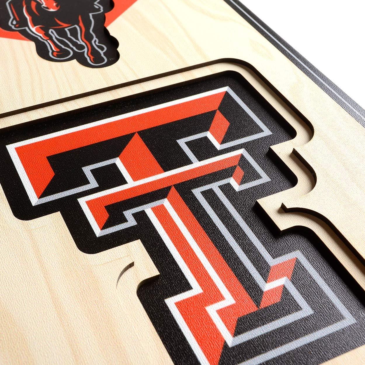 image:imageYouTheFan NCAA 3D StadiumView 8x32 BannerTexas Tech Red Raiders