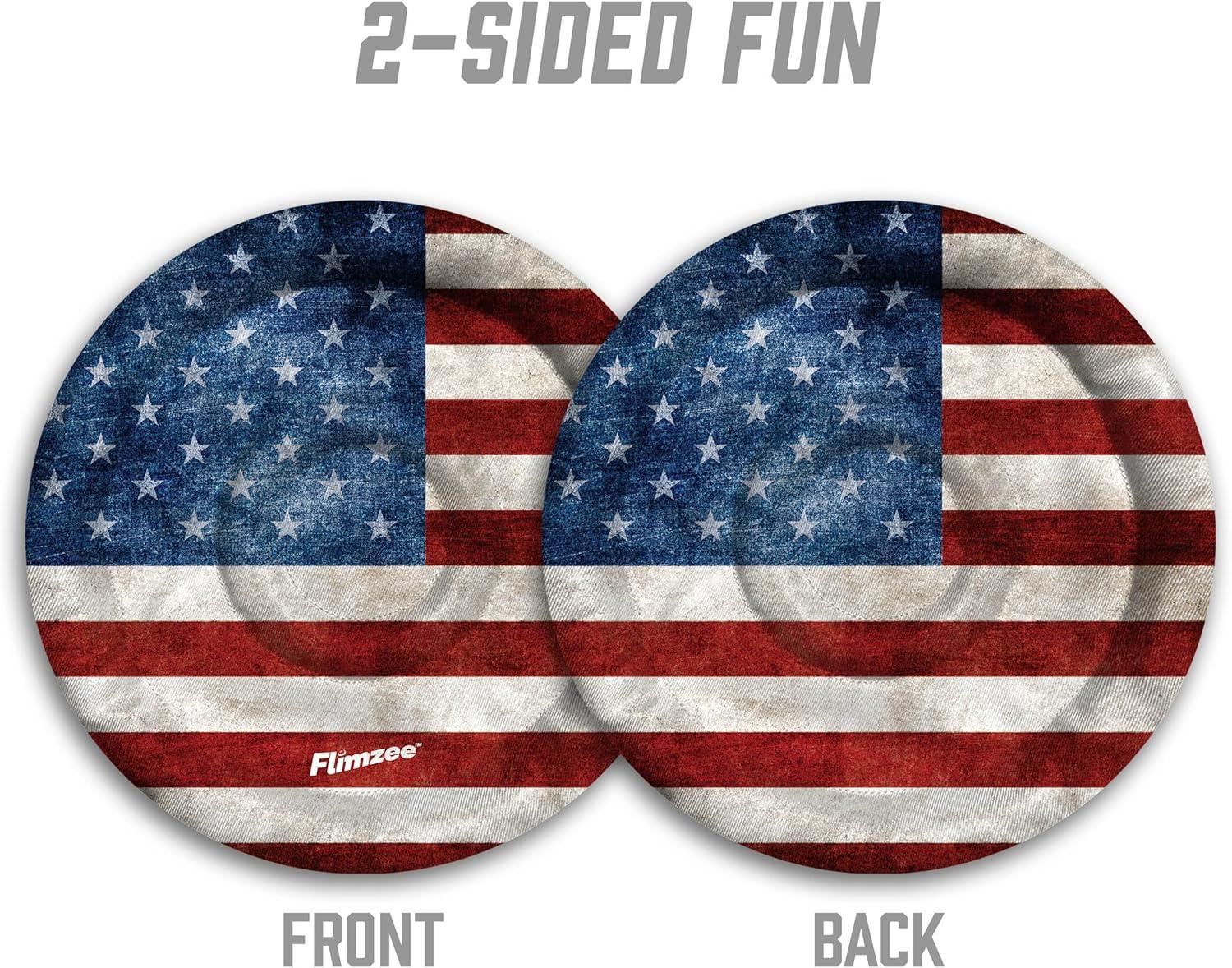 image:imageYouTheFan Stars amp Stripes Flimzee BeanBag Flying Disc
