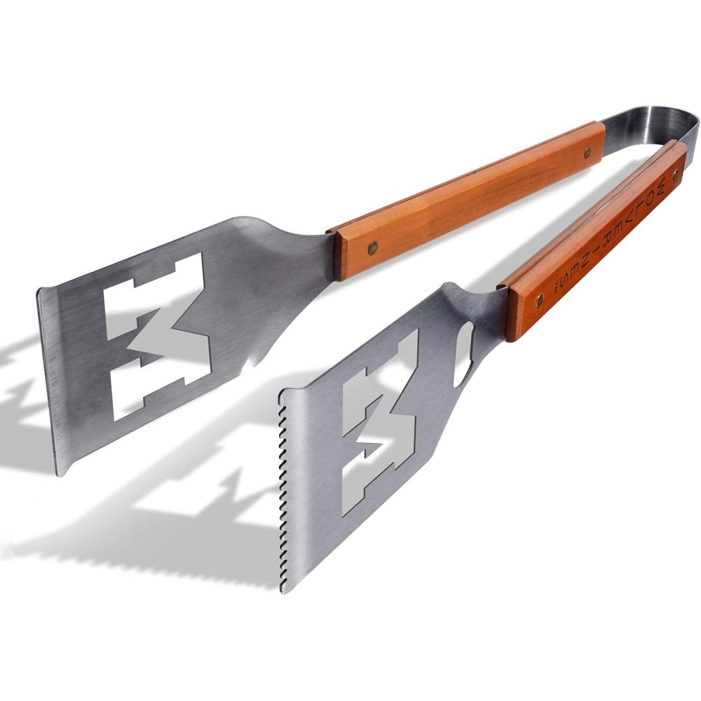 image:imageYouTheFan NCAA GrillATong Stainless Steel LaserCut Team BBQ TongsMichigan Wolverines