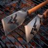 YouTheFan NCAA Grill-A-Tong Stainless Steel Laser-Cut Team BBQ Tongs(West Virginia Mountaineers)