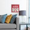 YouTheFan Officially-licensed NCAA Tide Fan Rules Wall Art, multiple layers, humorous team artwork sports fan motto, showcases funny rules, indoor decor(Alabama Crimson Tide)