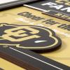 YouTheFan Officially-licensed NCAA Tide Fan Rules Wall Art, multiple layers, humorous team artwork sports fan motto, showcases funny rules, indoor decor(Colorado Buffaloes)