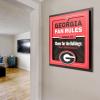 YouTheFan Officially-licensed NCAA Tide Fan Rules Wall Art, multiple layers, humorous team artwork sports fan motto, showcases funny rules, indoor decor(Georgia Bulldogs)