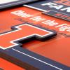 YouTheFan Officially-licensed NCAA Tide Fan Rules Wall Art, multiple layers, humorous team artwork sports fan motto, showcases funny rules, indoor decor(Illinois Fighting illini)