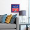 YouTheFan Officially-licensed NCAA Tide Fan Rules Wall Art, multiple layers, humorous team artwork sports fan motto, showcases funny rules, indoor decor(Kansas Jayhawks)
