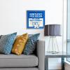 YouTheFan Officially-licensed NCAA Tide Fan Rules Wall Art, multiple layers, humorous team artwork sports fan motto, showcases funny rules, indoor decor(Kentucky Wildcats)