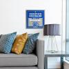 YouTheFan Officially-licensed NCAA Tide Fan Rules Wall Art, multiple layers, humorous team artwork sports fan motto, showcases funny rules, indoor decor(Memphis Tigers)