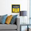 YouTheFan Officially-licensed NCAA Tide Fan Rules Wall Art, multiple layers, humorous team artwork sports fan motto, showcases funny rules, indoor decor(Michigan Wolverines)