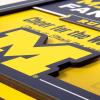 YouTheFan Officially-licensed NCAA Tide Fan Rules Wall Art, multiple layers, humorous team artwork sports fan motto, showcases funny rules, indoor decor(Michigan Wolverines)