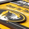 YouTheFan Officially-licensed NCAA Tide Fan Rules Wall Art, multiple layers, humorous team artwork sports fan motto, showcases funny rules, indoor decor(Missouri Tigers)