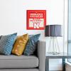 YouTheFan Officially-licensed NCAA Tide Fan Rules Wall Art, multiple layers, humorous team artwork sports fan motto, showcases funny rules, indoor decor(Nebraska Cornhuskers)