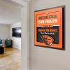 YouTheFan Officially-licensed NCAA Tide Fan Rules Wall Art, multiple layers, humorous team artwork sports fan motto, showcases funny rules, indoor decor(Oregon State Beavers)