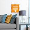 YouTheFan Officially-licensed NCAA Tide Fan Rules Wall Art, multiple layers, humorous team artwork sports fan motto, showcases funny rules, indoor decor(Tennessee Volunteers)