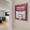 YouTheFan Officially-licensed NCAA Tide Fan Rules Wall Art, multiple layers, humorous team artwork sports fan motto, showcases funny rules, indoor decor(Texas A&M Aggies)