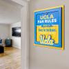 YouTheFan Officially-licensed NCAA Tide Fan Rules Wall Art, multiple layers, humorous team artwork sports fan motto, showcases funny rules, indoor decor(UCLA Bruins)