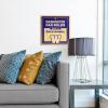 YouTheFan Officially-licensed NCAA Tide Fan Rules Wall Art, multiple layers, humorous team artwork sports fan motto, showcases funny rules, indoor decor(Washington Huskies)