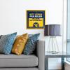 YouTheFan Officially-licensed NCAA Tide Fan Rules Wall Art, multiple layers, humorous team artwork sports fan motto, showcases funny rules, indoor decor(West Virginia Mountaineers)