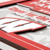 YouTheFan Officially-licensed NCAA Tide Fan Rules Wall Art, multiple layers, humorous team artwork sports fan motto, showcases funny rules, indoor decor(Wisconsin Badgers)