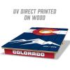 YouTheFan State of Colorado 2’ x 3’ Wood Cornhole Game with Bags