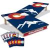 YouTheFan State of Colorado 2’ x 3’ Wood Cornhole Game with Bags