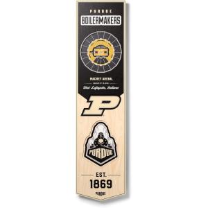 YouTheFan NCAA 3D StadiumView 8×32 Banner(Purdue Boilermakers BB)