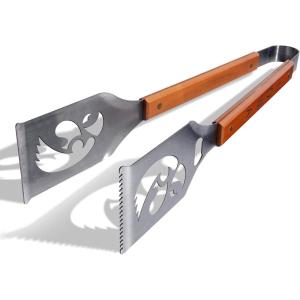 YouTheFan NCAA Grill-A-Tong Stainless Steel Laser-Cut Team BBQ Tongs(Iowa Hawkeyes)
