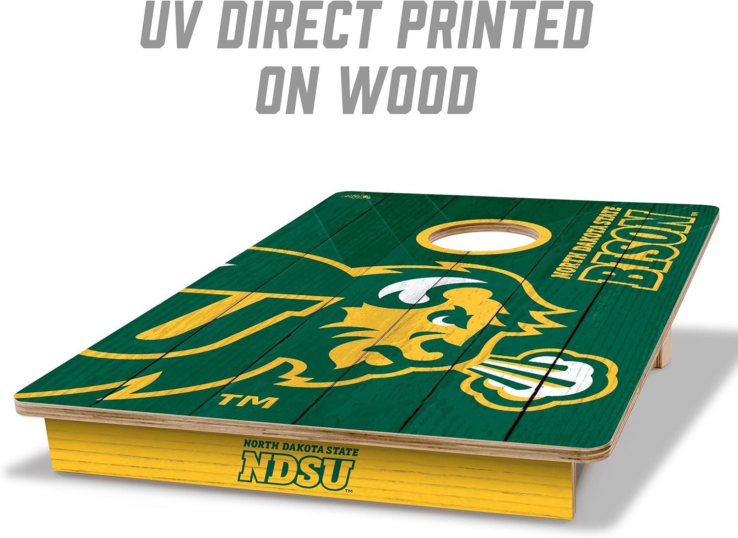 image:imageYouTheFan NCAA 2 x 3 Wood Cornhole Game with Logo BagsNorth Dakota State Bison