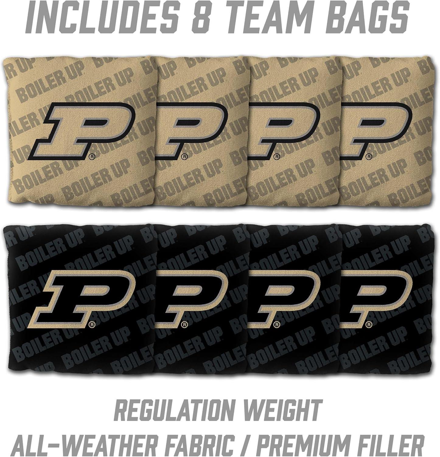 image:imageYouTheFan NCAA 2 x 3 Wood Cornhole Game with Logo BagsPurdue Boilermakers