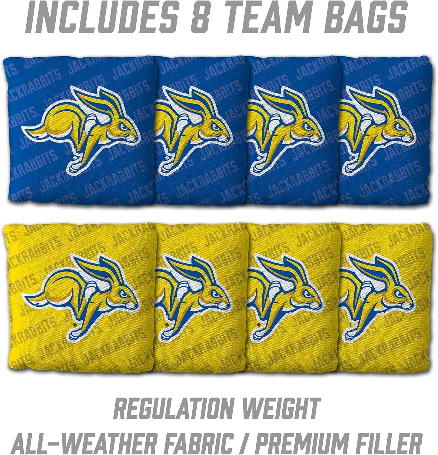 image:imageYouTheFan NCAA 2 x 3 Wood Cornhole Game with Logo BagsSouth Dakota State Jackrabbits