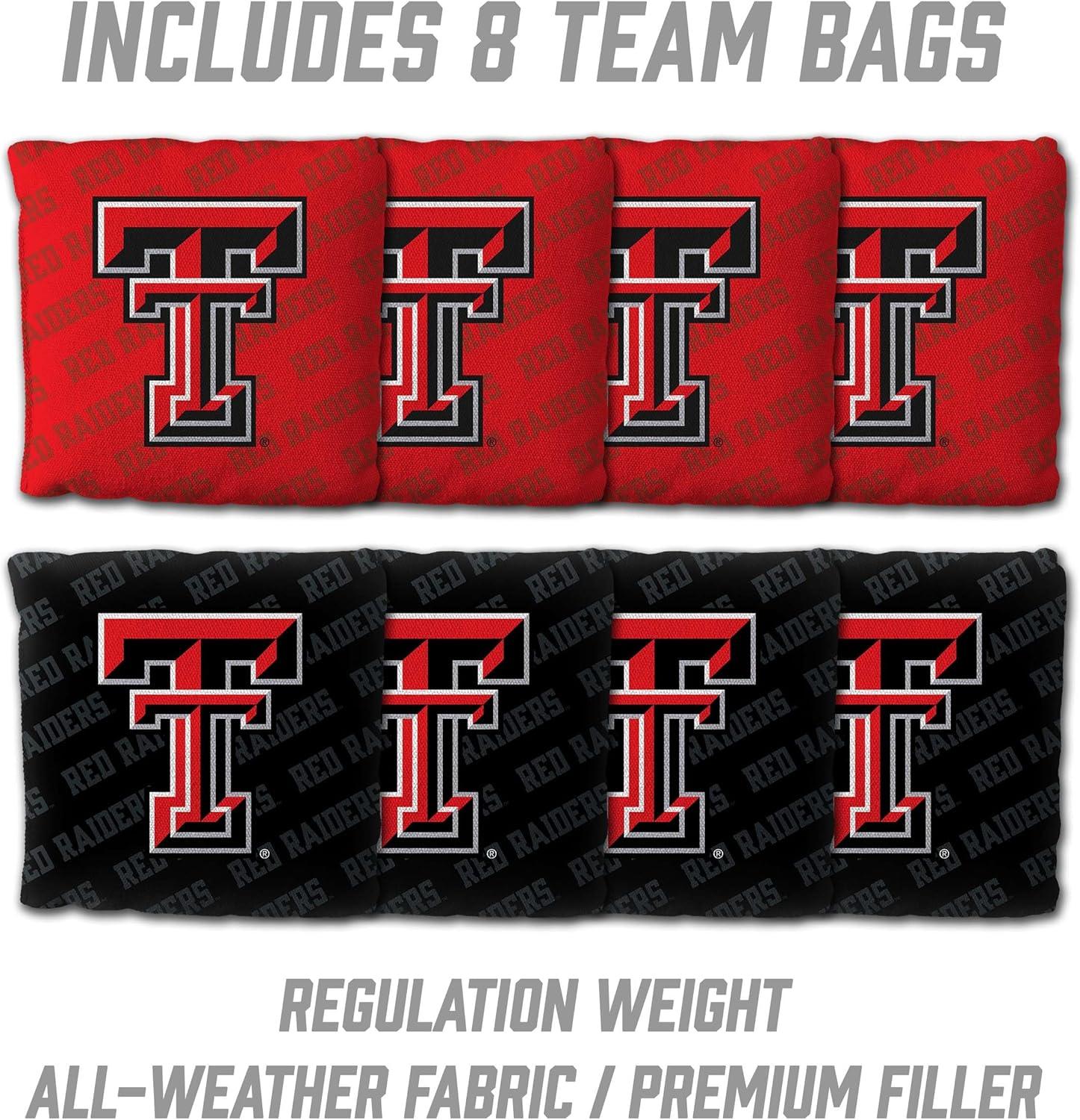 image:imageYouTheFan NCAA 2 x 3 Wood Cornhole Game with Logo BagsTexas Tech Red Raiders