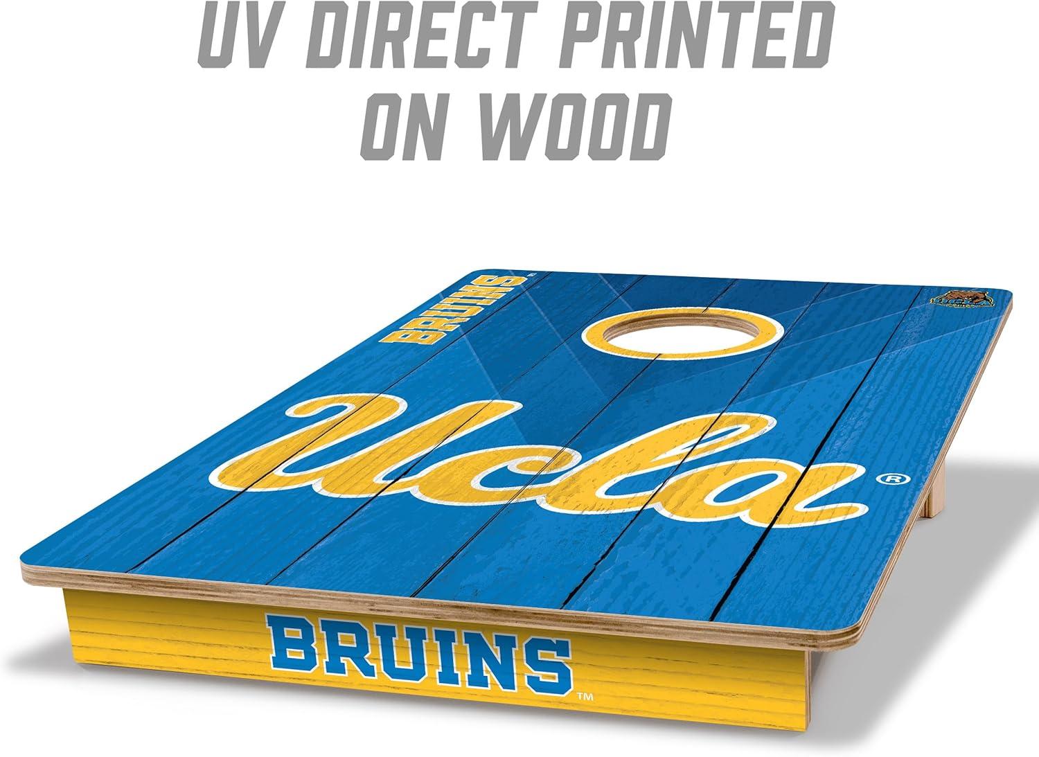 image:imageYouTheFan NCAA 2 x 3 Wood Cornhole Game with Logo BagsUCLA Bruins
