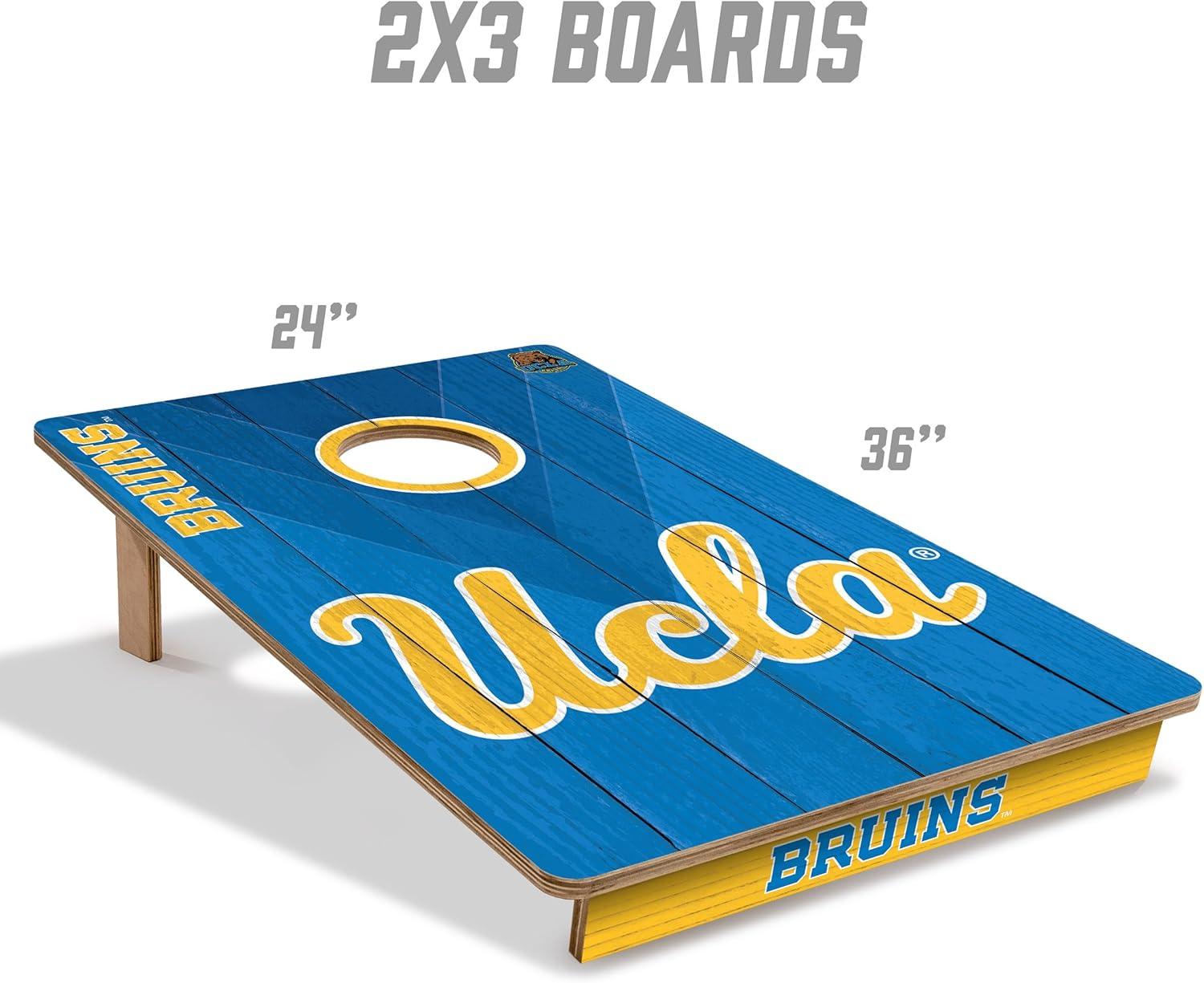 image:imageYouTheFan NCAA 2 x 3 Wood Cornhole Game with Logo BagsUCLA Bruins