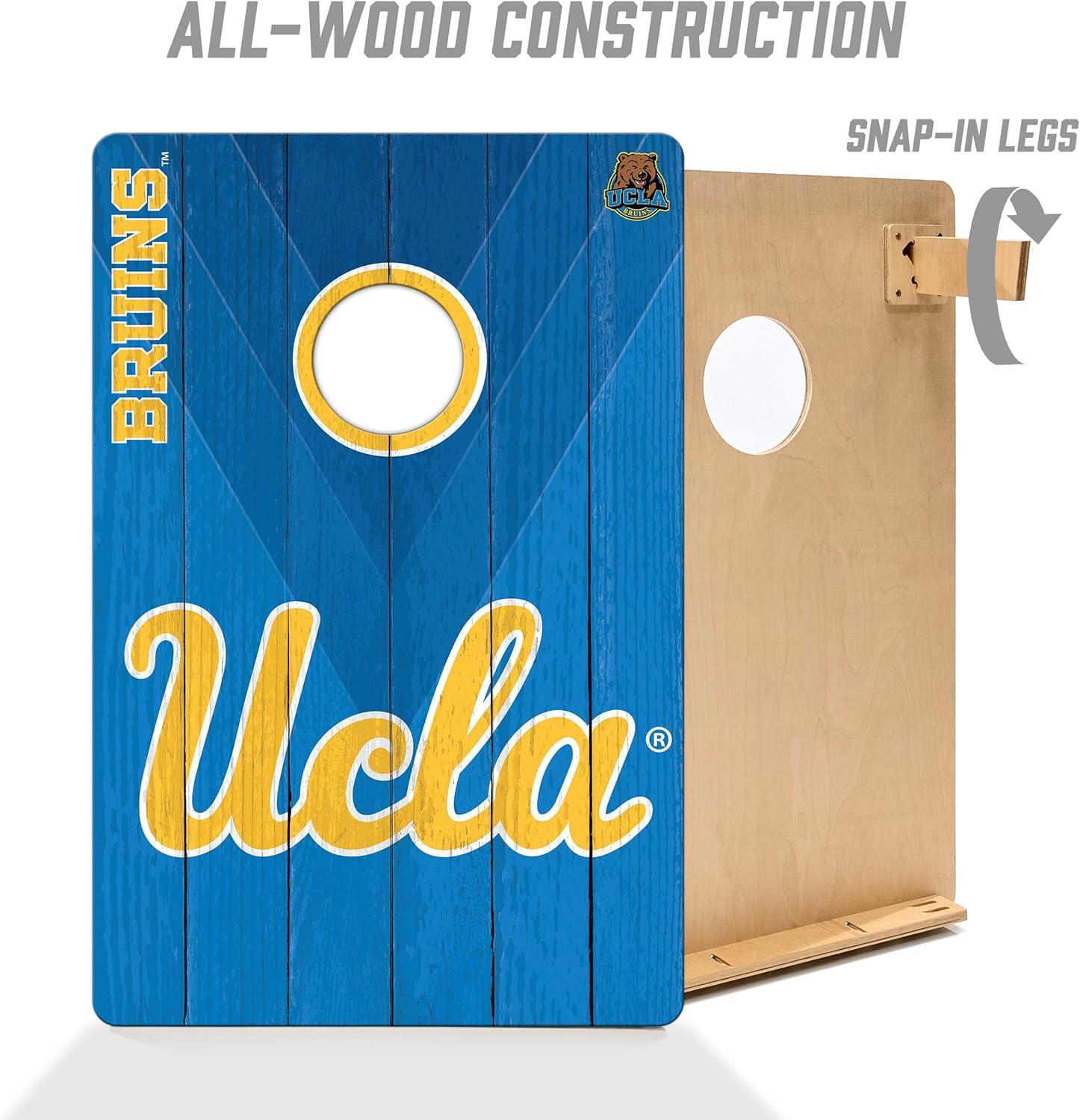 image:imageYouTheFan NCAA 2 x 3 Wood Cornhole Game with Logo BagsUCLA Bruins