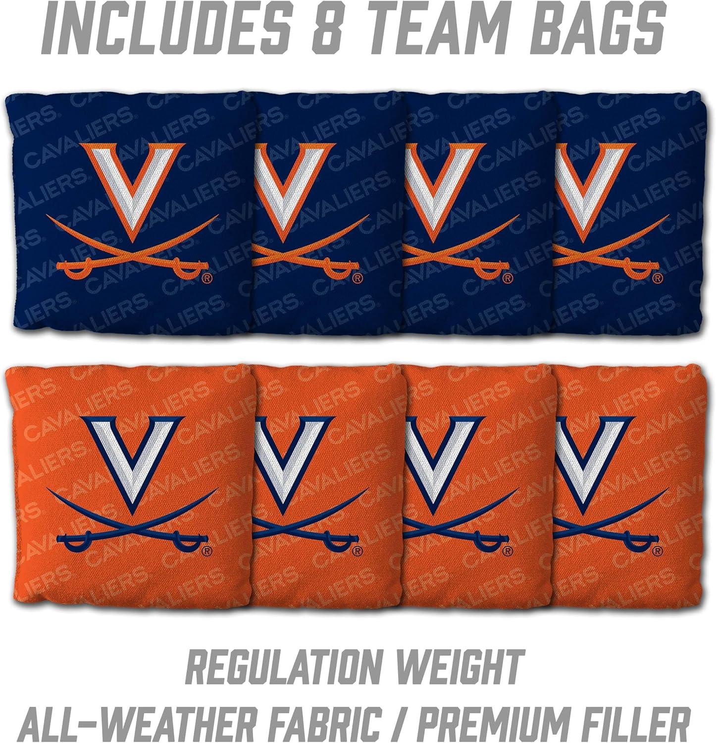 image:imageYouTheFan NCAA 2 x 3 Wood Cornhole Game with Logo BagsVirginia Cavaliers