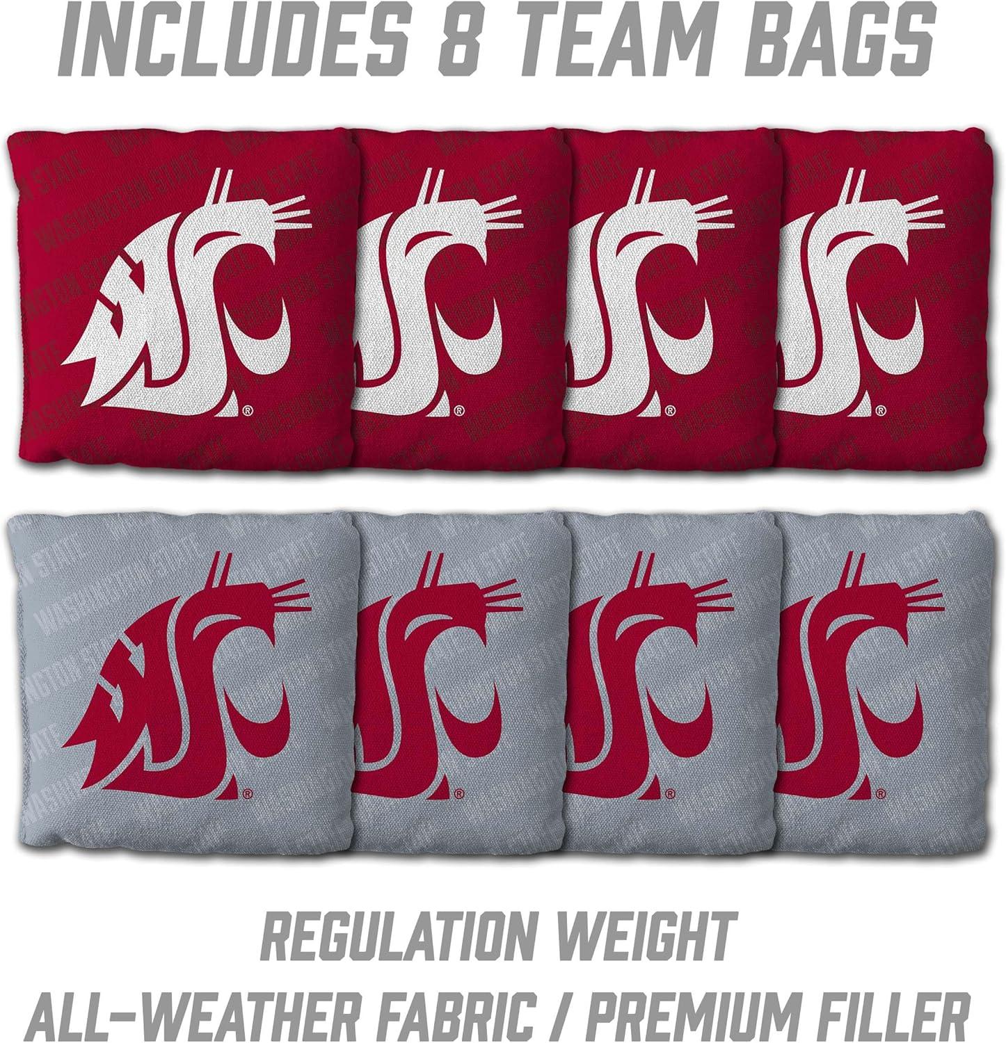 image:imageYouTheFan NCAA 2 x 3 Wood Cornhole Game with Logo BagsWashington State Cougars