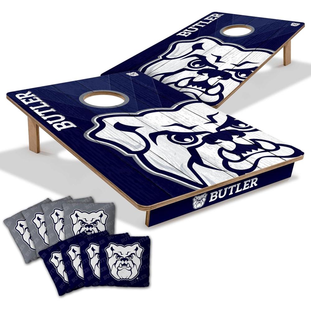 image:imageYouTheFan NCAA 2 x 3 Wood Cornhole Game with Logo BagsButler Bulldogs