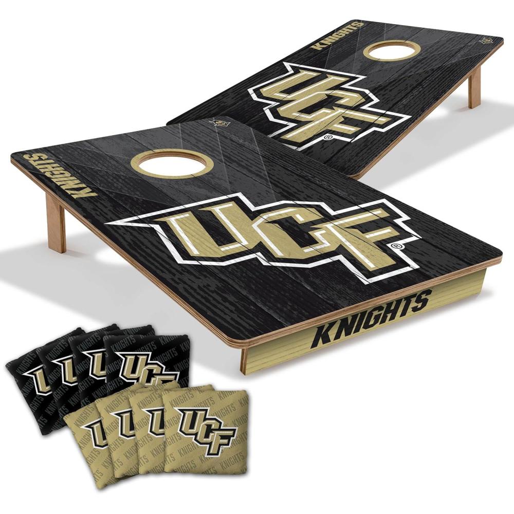 image:imageYouTheFan NCAA 2 x 3 Wood Cornhole Game with Logo BagsCentral Florida Knights