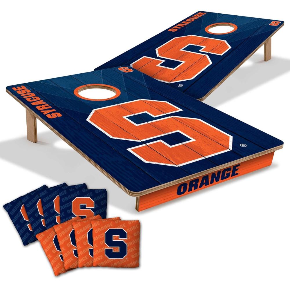 image:imageYouTheFan NCAA 2 x 3 Wood Cornhole Game with Logo BagsSyracuse Orange