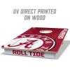 YouTheFan NCAA 2’ x 3’ Wood Cornhole Game with Logo Bags(Alabama Crimson Tide)