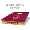 YouTheFan NCAA 2’ x 3’ Wood Cornhole Game with Logo Bags(Arizona State Sun Devils)