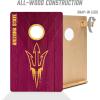 YouTheFan NCAA 2’ x 3’ Wood Cornhole Game with Logo Bags(Arizona State Sun Devils)
