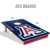 YouTheFan NCAA 2’ x 3’ Wood Cornhole Game with Logo Bags(Arizona Wildcats)