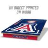 YouTheFan NCAA 2’ x 3’ Wood Cornhole Game with Logo Bags(Arizona Wildcats)