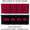 YouTheFan NCAA 2’ x 3’ Wood Cornhole Game with Logo Bags(Arkansas Razorbacks)