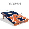 YouTheFan NCAA 2’ x 3’ Wood Cornhole Game with Logo Bags(Auburn Tigers)