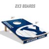 YouTheFan NCAA 2’ x 3’ Wood Cornhole Game with Logo Bags(BYU Cougars)